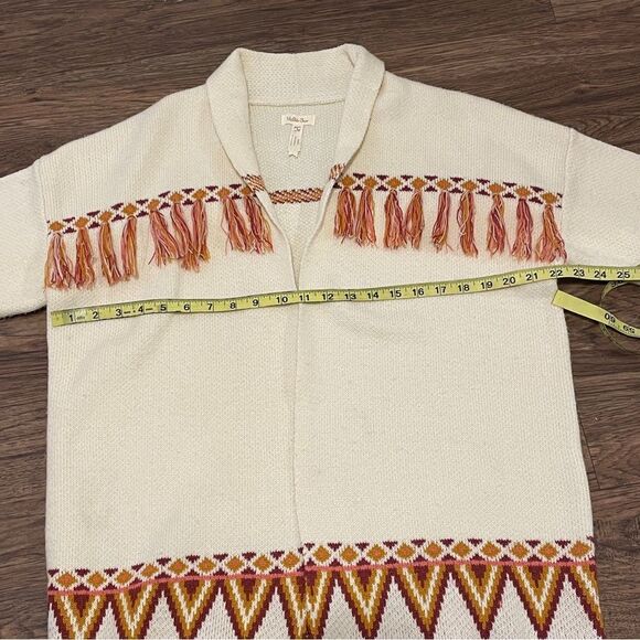 Matilda Jane Moments With You Gingersnap Cardigan Sweater Cream Gold Orange Sm - Picture 14 of 16